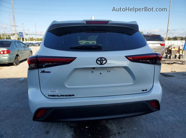 5TDKDRAH3PS032244 2023 TOYOTA HIGHLANDER White Vista trasera