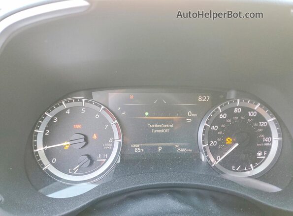 5TDKDRAH3PS032244 2023 TOYOTA HIGHLANDER White Vista del cuadro de instrumentos