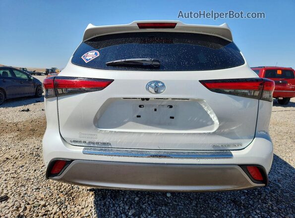 5TDKDRAH3PS509514 2023 TOYOTA HIGHLANDER White Rear view