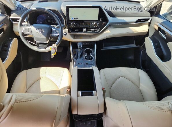 5TDKDRAH3PS509514 2023 TOYOTA HIGHLANDER White Dashboard view