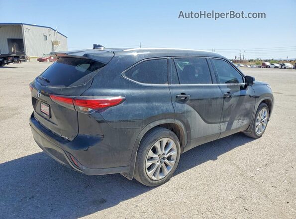 5TDKDRAH3PS515314 2023 TOYOTA HIGHLANDER Black Rear right