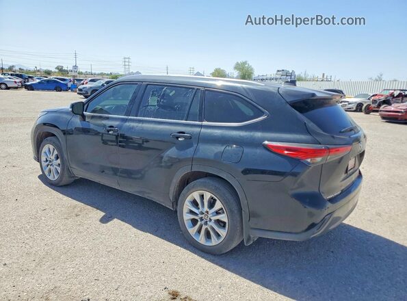 5TDKDRAH3PS515314 2023 TOYOTA HIGHLANDER Black Rear left