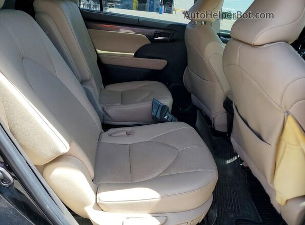 5TDKDRAH3PS515314 2023 TOYOTA HIGHLANDER Black Rear seats view