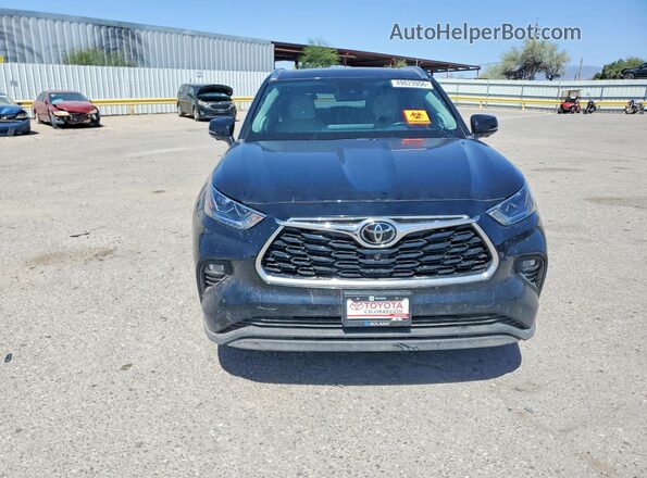 5TDKDRAH3PS515314 2023 TOYOTA HIGHLANDER Black Front view