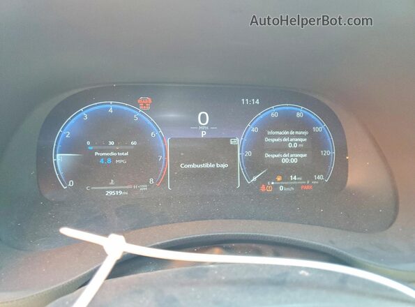 5TDKDRAH3PS515314 2023 TOYOTA HIGHLANDER Black Instrument cluster view