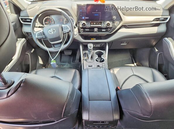 5TDKDRAH4PS521350 2023 TOYOTA HIGHLANDER Blue Dashboard view