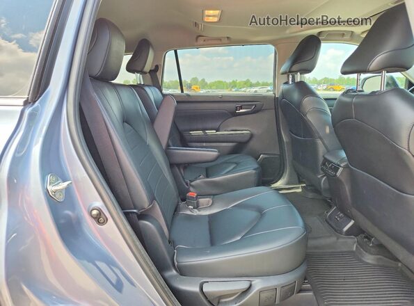 5TDKDRAH4PS521350 2023 TOYOTA HIGHLANDER Blue Rear interior view