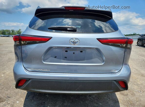 5TDKDRAH4PS521350 2023 TOYOTA HIGHLANDER Blue Rear view