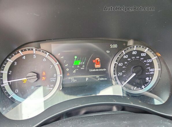 5TDKDRAH4PS526807 2023 TOYOTA HIGHLANDER Gray Vista del cuadro de instrumentos