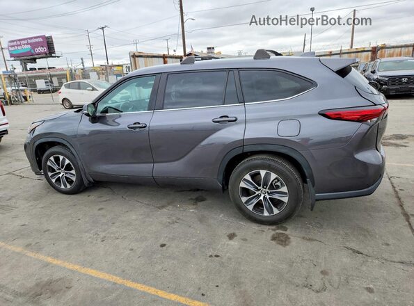 5TDKDRAH4PS526807 2023 TOYOTA HIGHLANDER Gray Trasero izquierdo