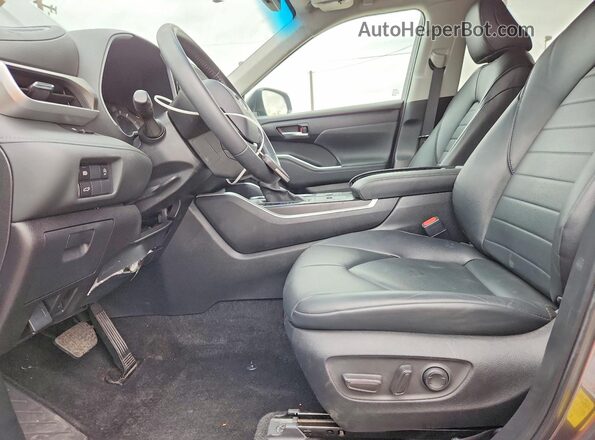 5TDKDRAH4PS526807 2023 TOYOTA HIGHLANDER Gray Vista interior delantera