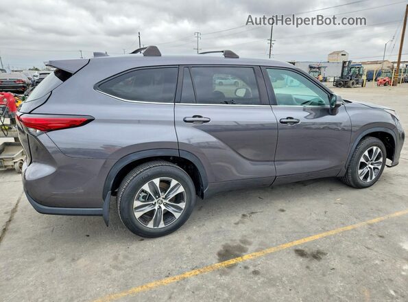 5TDKDRAH4PS526807 2023 TOYOTA HIGHLANDER Gray Trasero derecho