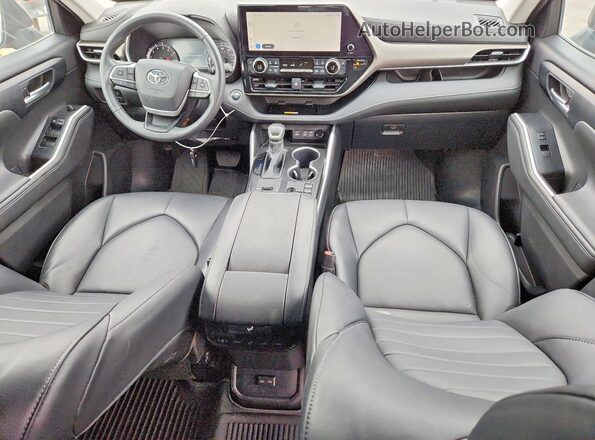 5TDKDRAH4PS526807 2023 TOYOTA HIGHLANDER Gray Vista del salpicadero