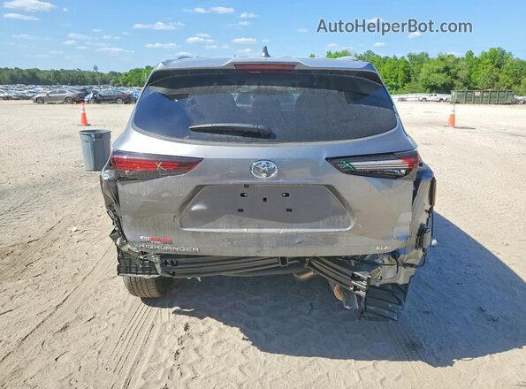 5TDKDRAH4SS552669 2025 TOYOTA HIGHLANDER Gray Rear view