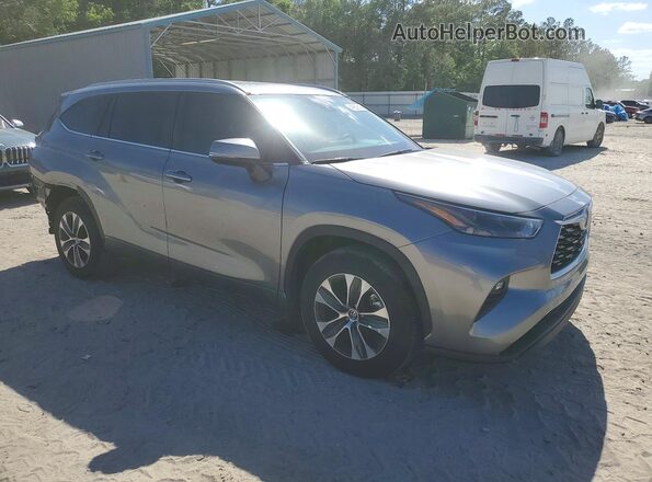 5TDKDRAH4SS552669 2025 TOYOTA HIGHLANDER Gray Front right