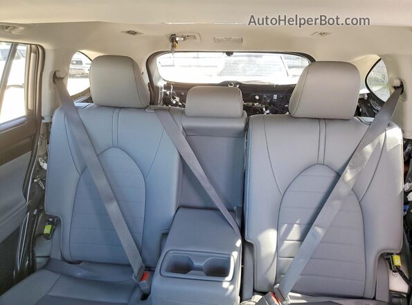 5TDKDRAH4SS552669 2025 TOYOTA HIGHLANDER Gray Rear seats view