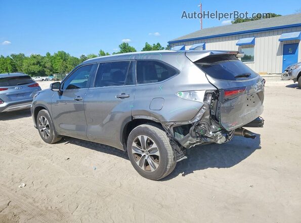 5TDKDRAH4SS552669 2025 TOYOTA HIGHLANDER Gray Rear left