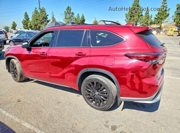 5TDKDRAH5PS010908 2023 TOYOTA HIGHLANDER Red Հետևի ձախ