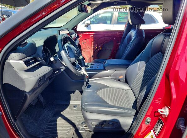 5TDKDRAH5PS010908 2023 TOYOTA HIGHLANDER Red Սալոնի դիմացի տեսք