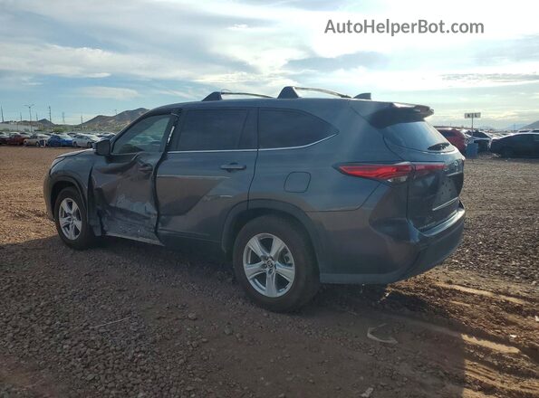 5TDKDRAH5PS013176 2023 TOYOTA HIGHLANDER Gray Rear left