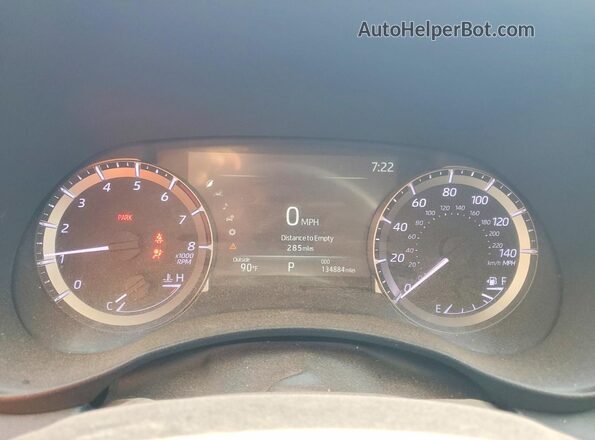 5TDKDRAH5PS013176 2023 TOYOTA HIGHLANDER Gray Instrument cluster view