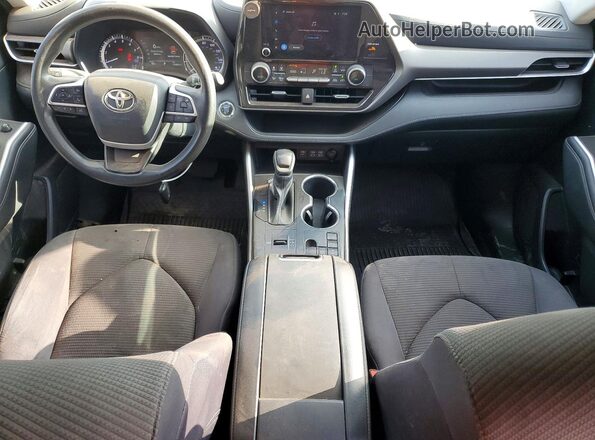 5TDKDRAH5PS013176 2023 TOYOTA HIGHLANDER Gray Dashboard view