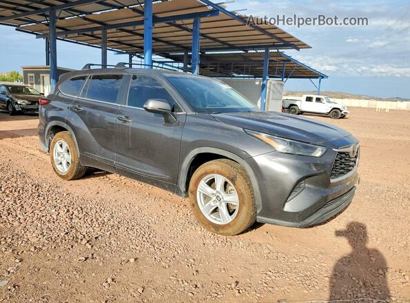 5TDKDRAH5PS013176 2023 TOYOTA HIGHLANDER Gray Front right