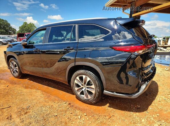 5TDKDRAH5PS025070 2023 TOYOTA HIGHLANDER Black Trasero izquierdo