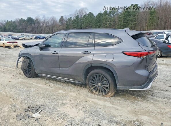 5TDKDRAH5PS508543 2023 TOYOTA HIGHLANDER Gray Հետևի ձախ