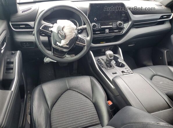 5TDKDRAH5PS508543 2023 TOYOTA HIGHLANDER Gray Առջևի վահանակի տեսք
