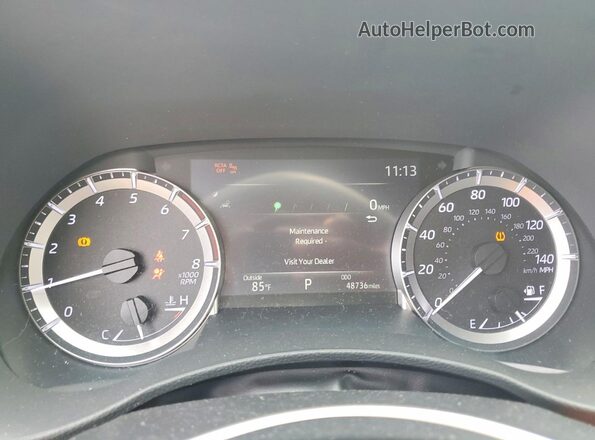 5TDKDRAH6PS030410 2023 TOYOTA HIGHLANDER Белый Вид щитка приборов
