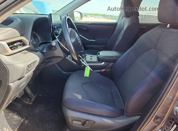 5TDKDRAH6PS046221 2023 TOYOTA HIGHLANDER Gray Vista interior delantera