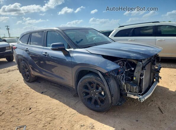 5TDKDRAH6PS046221 2023 TOYOTA HIGHLANDER Gray Delantero derecho