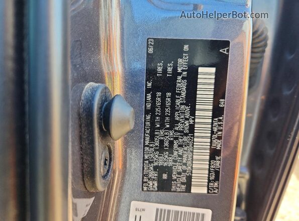 5TDKDRAH6PS046221 2023 TOYOTA HIGHLANDER Gray Vista interior de 360 grados