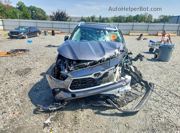 5TDKDRAH7PS003796 2023 TOYOTA HIGHLANDER Charcoal წინა ხედი