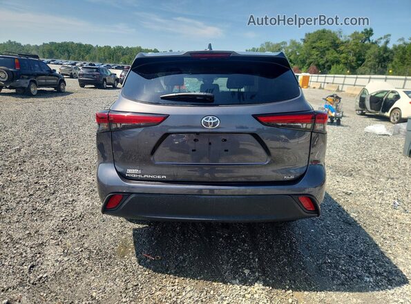 5TDKDRAH7PS003796 2023 TOYOTA HIGHLANDER Charcoal უკანა ხედი