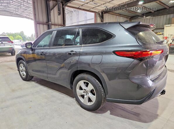 5TDKDRAH7PS501285 2023 TOYOTA HIGHLANDER Gray Trasero izquierdo