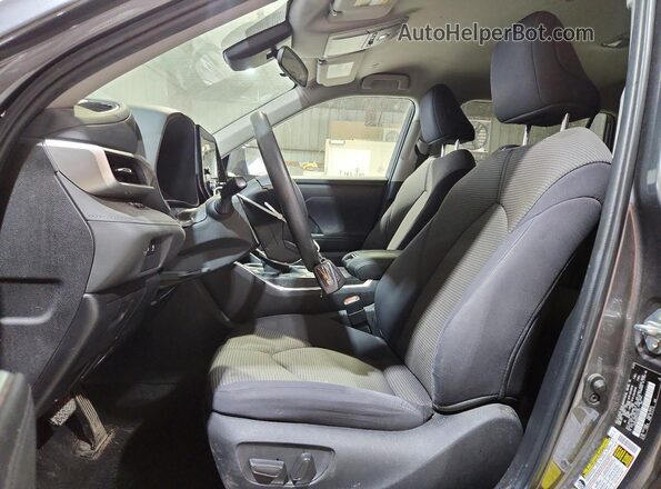 5TDKDRAH7PS501285 2023 TOYOTA HIGHLANDER Gray Vista interior delantera