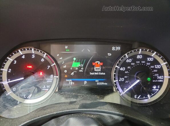 5TDKDRAH7PS501285 2023 TOYOTA HIGHLANDER Gray Vista del cuadro de instrumentos