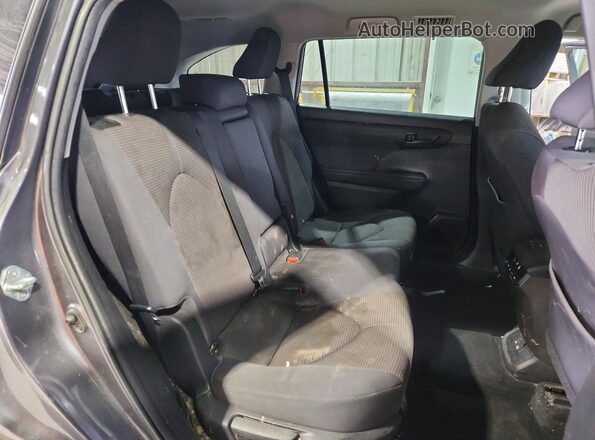 5TDKDRAH7PS501285 2023 TOYOTA HIGHLANDER Gray Vista interior trasera