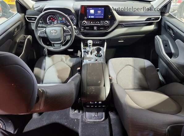 5TDKDRAH7PS501285 2023 TOYOTA HIGHLANDER Gray Vista del salpicadero