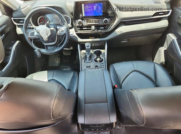 5TDKDRAH7PS516515 2023 TOYOTA HIGHLANDER Gray Առջևի վահանակի տեսք