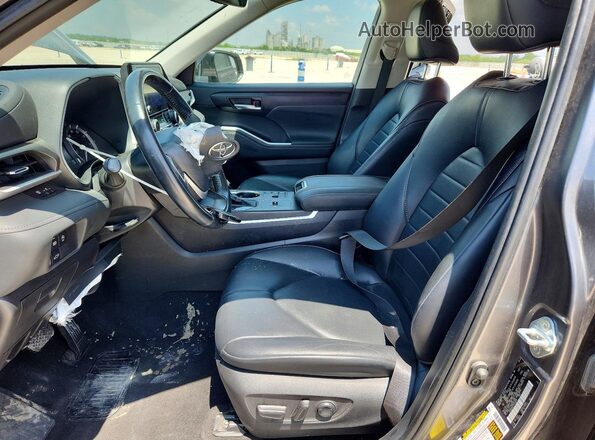 5TDKDRAH7PS516515 2023 TOYOTA HIGHLANDER Gray Սալոնի դիմացի տեսք