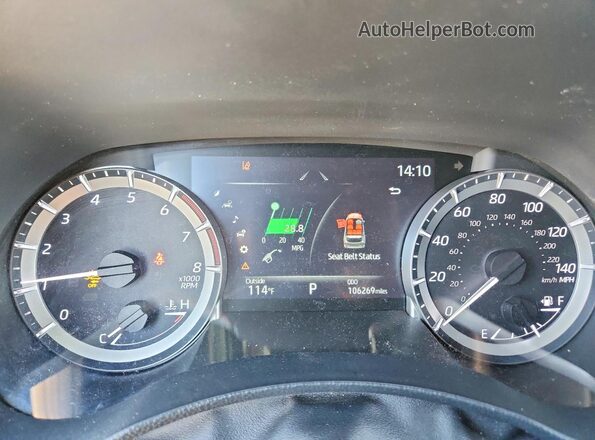 5TDKDRAH9PS014671 2023 TOYOTA HIGHLANDER Black ხელსაწყოთა პანელის ხედი