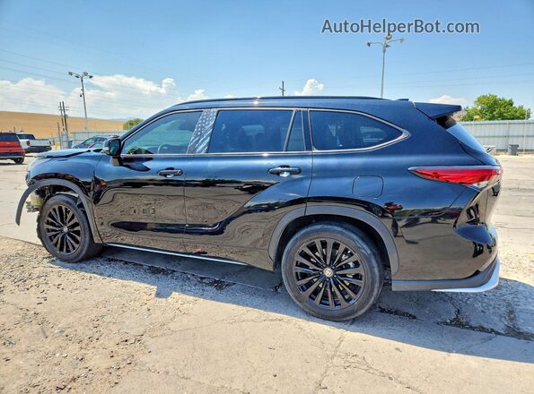 5TDKDRAH9PS014671 2023 TOYOTA HIGHLANDER Black უკანა მარცხენა
