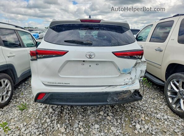5TDKDRAHXPS501264 2023 TOYOTA HIGHLANDER White უკანა ხედი