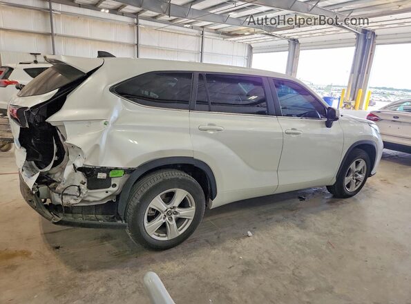 5TDKDRAHXPS501264 2023 TOYOTA HIGHLANDER White უკანა მარჯვენა