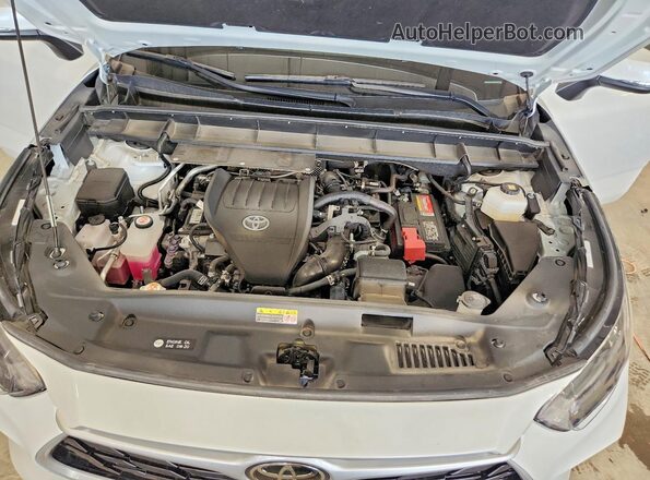 5TDKDRAHXPS501264 2023 TOYOTA HIGHLANDER White ძრავის განყოფილების ხედი