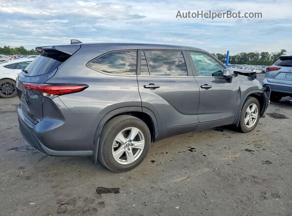 5TDKDRAHXPS503015 2023 TOYOTA HIGHLANDER Gray Rear right
