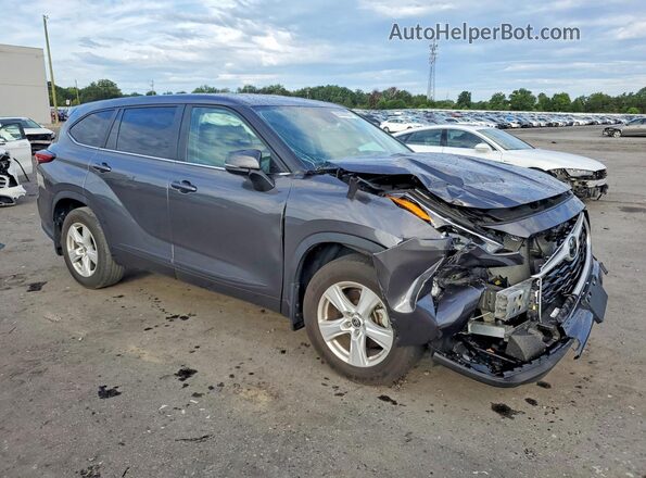 5TDKDRAHXPS503015 2023 TOYOTA HIGHLANDER Gray Front right